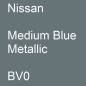 Preview: Nissan, Medium Blue Metallic, BV0.